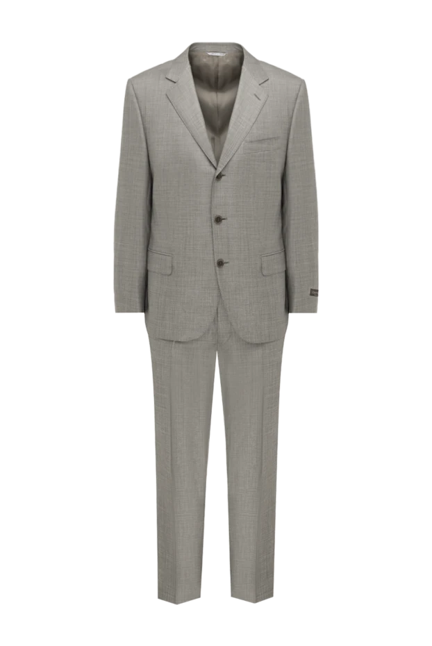 Canali beige wool suit for men 985604 - photo 1