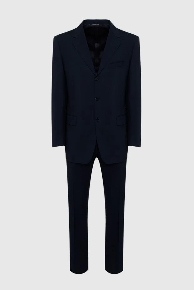 Canali мужские костюм мужской из шерсти и мохера черный купить с ценами и фото 985612 - фото 1