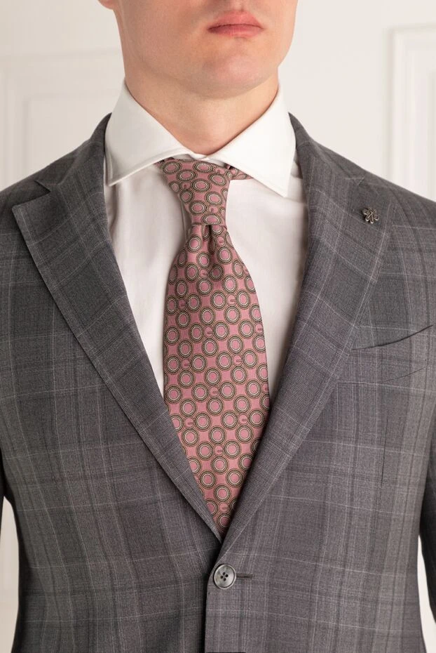 Gucci чоловічі краватка з шовку сіра чоловіча купити фото з цінами 985992 - фото 2