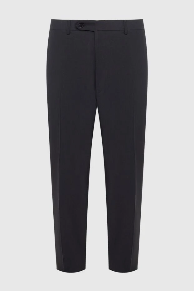 Canali мужские брюки из шерсти и мохера черные мужские купить с ценами и фото 986744 - фото 1