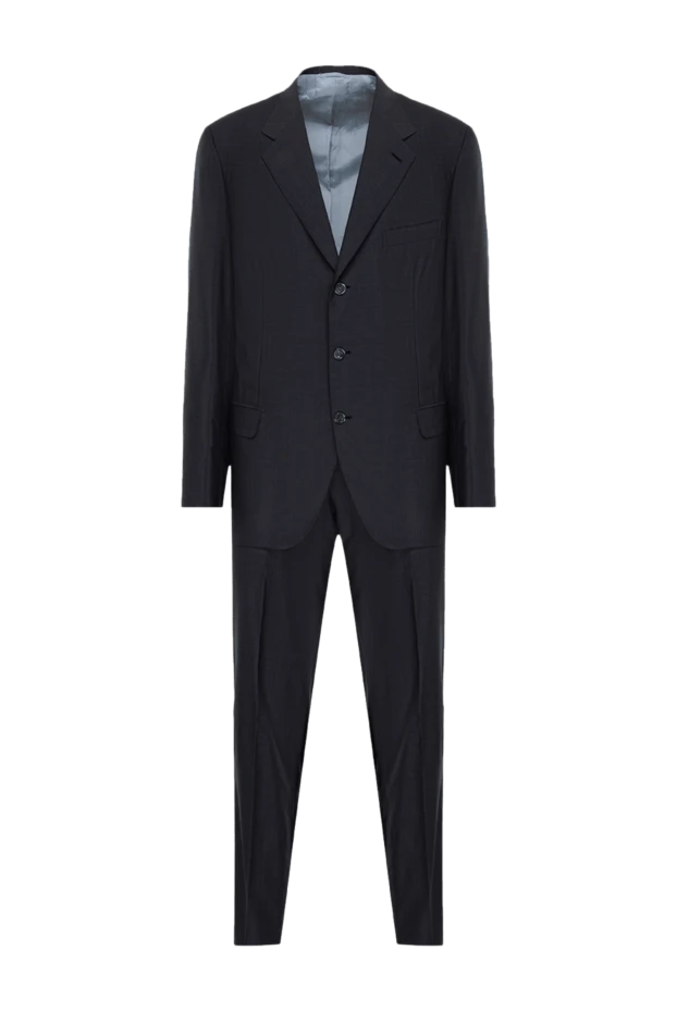 Brioni мужские костюм мужской из шерсти и шёлка серый купить с ценами и фото 990635 - фото 1