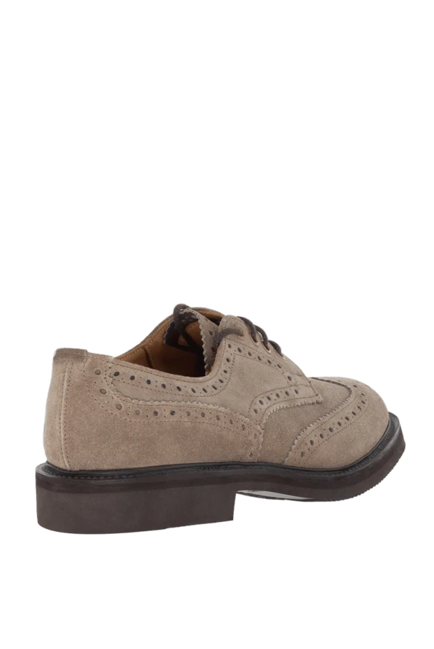 Tricker`s beige suede men's brogues for every day 991094 - photo 3