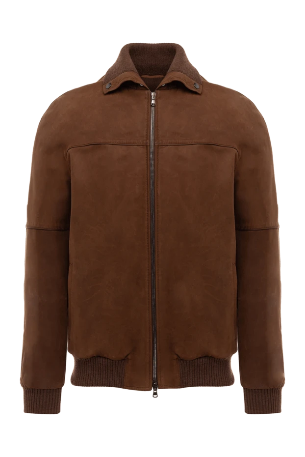 Wonderland man brown leather jacket for men 991161 - photo 1