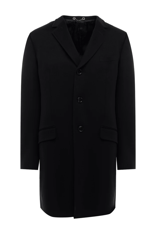 Gucci мужские пальто из шерсти черное мужское купить с ценами и фото 991410 - фото 1
