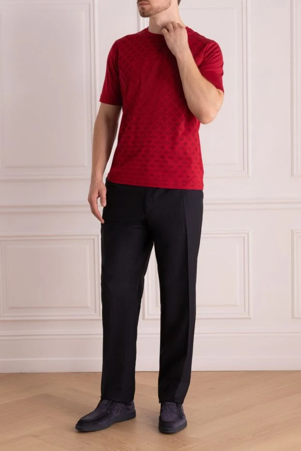 Brioni мужские брюки из шерсти и шелка черные мужские купить с ценами и фото 991572 - фото 2