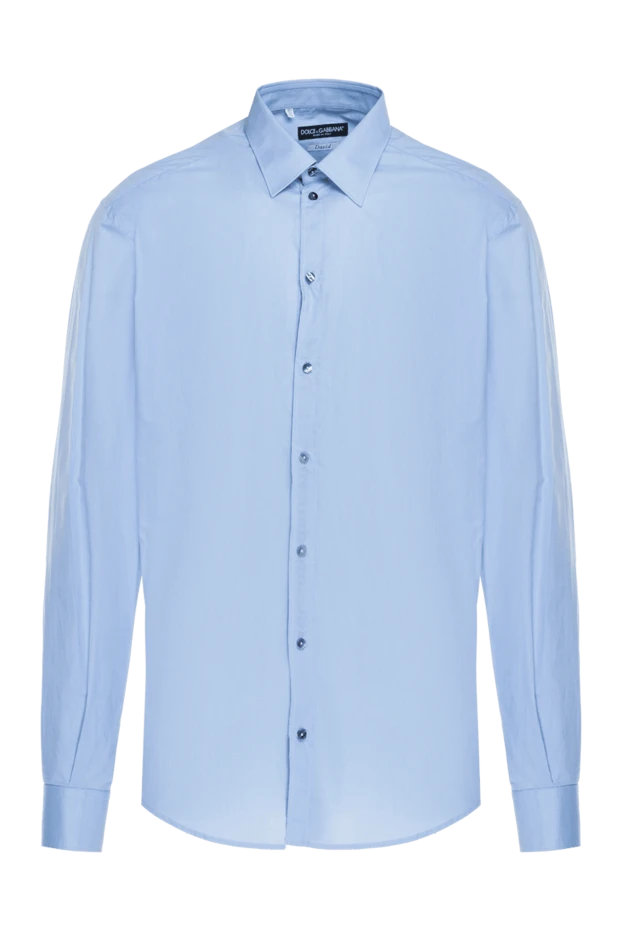 Dolce & Gabbana man blue cotton shirt for men buy with prices and photos 991880 - photo 1