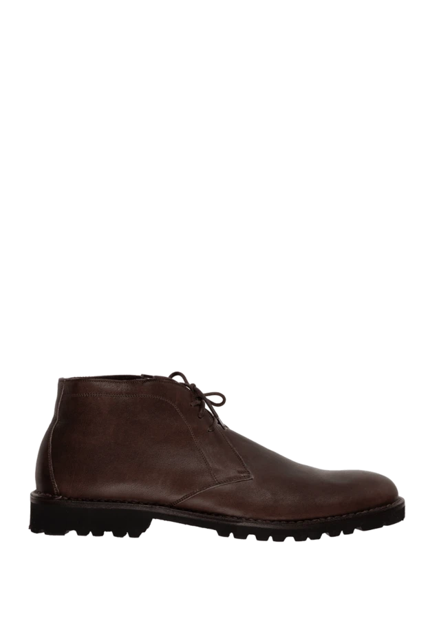 A.Testoni man brown leather men's boots buy with prices and photos 993099 - photo 1