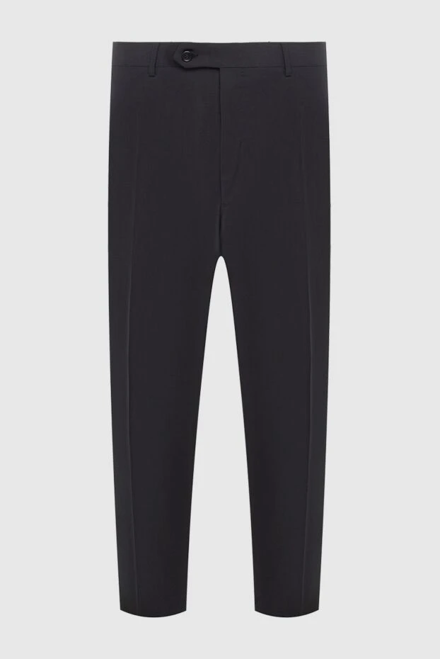 Canali мужские брюки из шерсти черные мужские купить с ценами и фото 993846 - фото 1