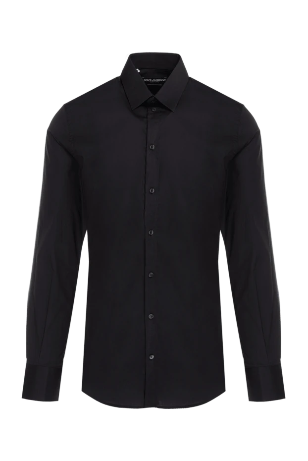 Dolce & Gabbana man men's black cotton and elastane shirt buy with prices and photos 994804 - photo 1