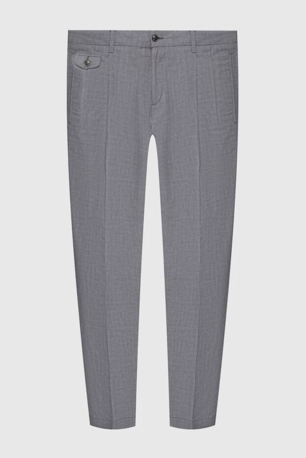 Dolce & Gabbana man gray cotton trousers for men buy with prices and photos 994912 - photo 1