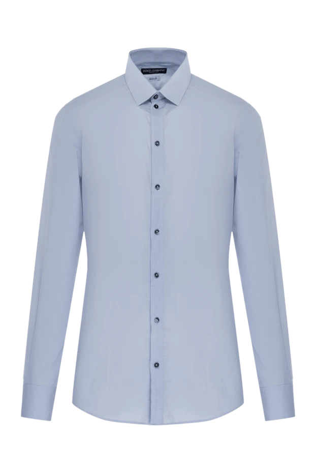 Dolce & Gabbana man blue cotton shirt for men buy with prices and photos 994971 - photo 1