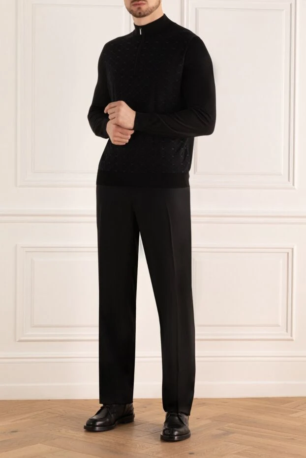 Brioni чоловічі штани чорні чоловічі купити фото з цінами 995325 - фото 1