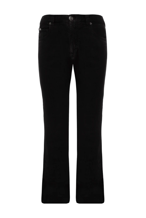 Armani чоловічі штани із льону чорні чоловічі купити фото з цінами 995467 - фото 1