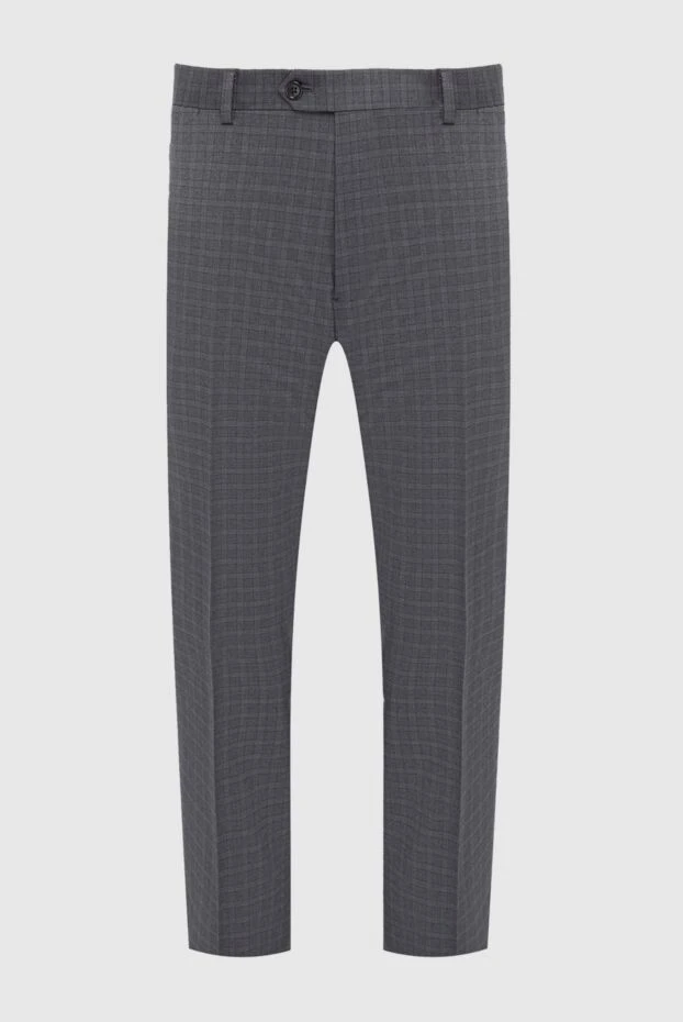 Armani мужские брюки из шерсти серые мужские купить с ценами и фото 995507 - фото 1