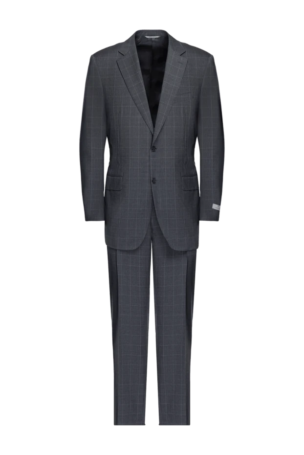 Canali man gray wool men's suit buy with prices and photos 996794 - photo 1