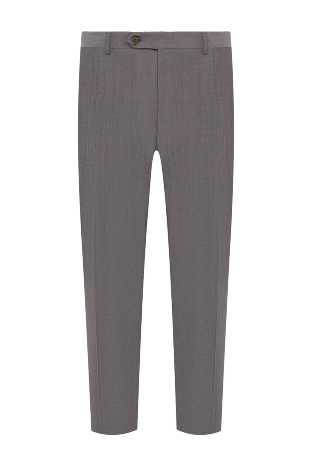 Canali gray wool and mohair pants for men 996827 - photo 1