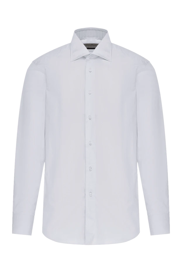 Canali мужские сорочка из хлопка белая мужская купить с ценами и фото 996909 - фото 1