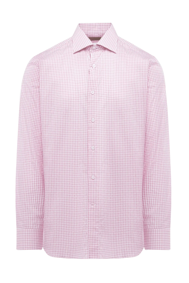 Canali чоловічі рубашка з бавовни рожева чоловіча купити фото з цінами 996911 - фото 1