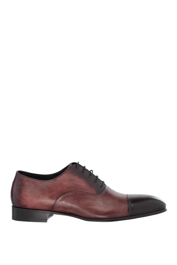 Max Verre man men's leather burgundy oxfords 997193 - photo 1