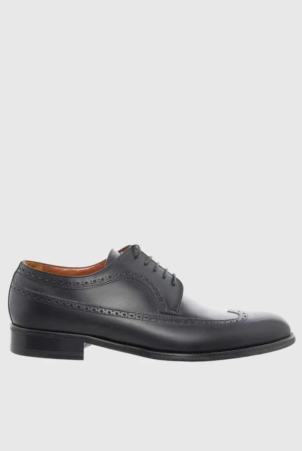 A.Testoni мужские туфли мужские из кожи черные купить с ценами и фото 997951 - фото 1