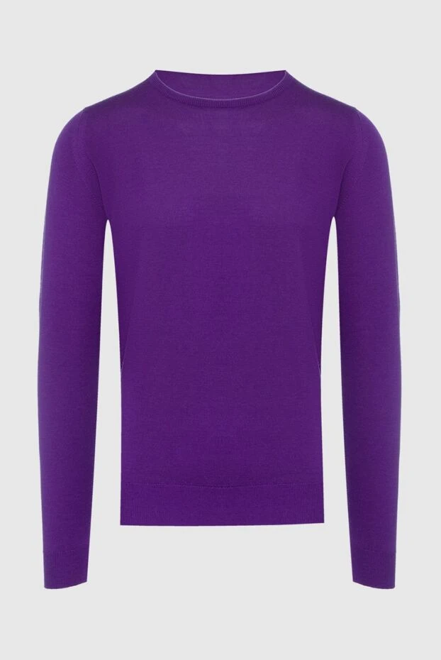 John Smedley man violet wool jumper for men buy with prices and photos 998639 - photo 1