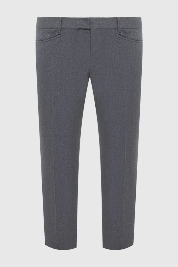 Gucci мужские брюки из шерсти серые мужские купить с ценами и фото 998701 - фото 1
