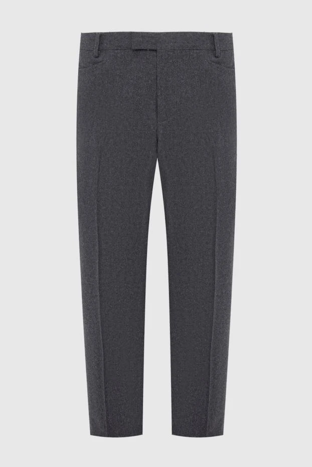 Gucci мужские брюки из шерсти серые мужские купить с ценами и фото 998703 - фото 1