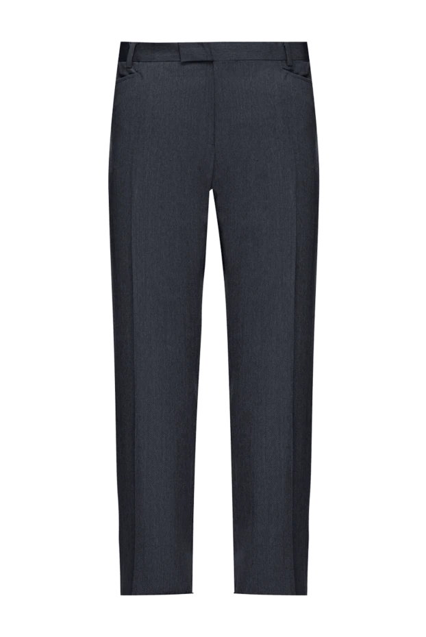 Gucci мужские брюки из шерсти серые мужские купить с ценами и фото 998930 - фото 1