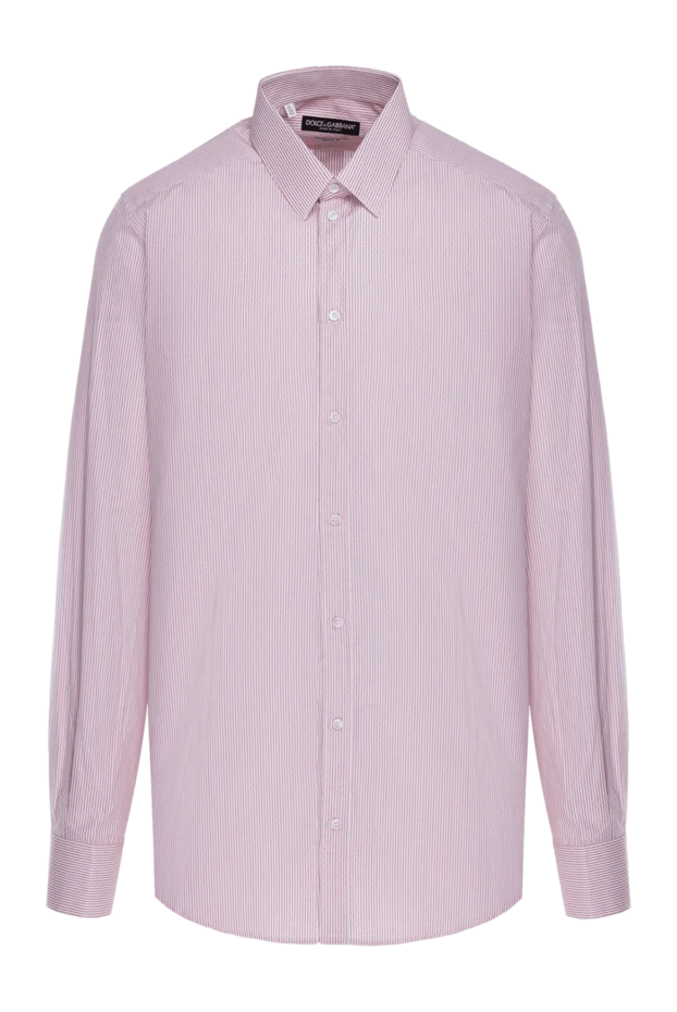 Dolce & Gabbana man pink cotton shirt for men buy with prices and photos 999200 - photo 1