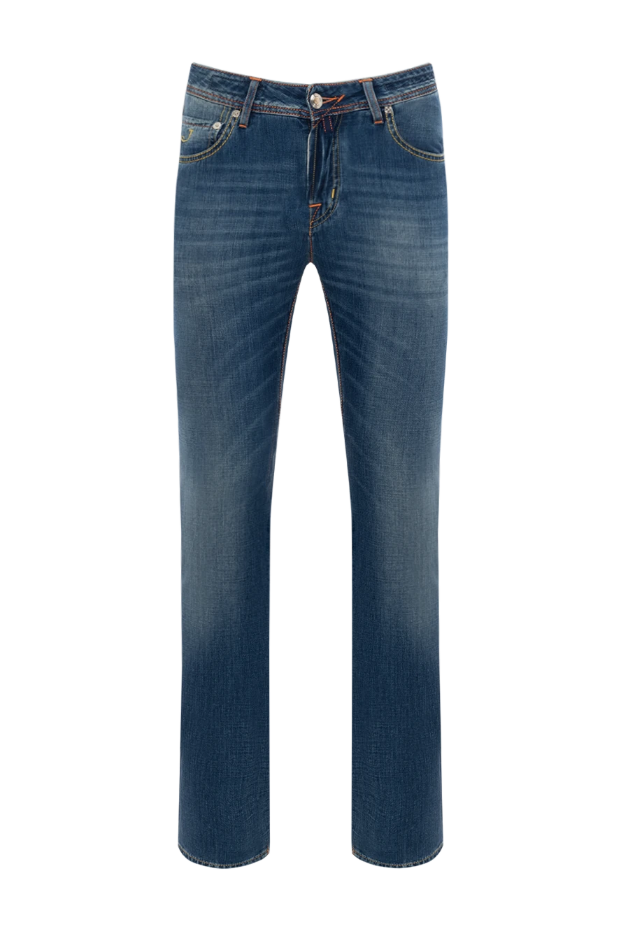 Jacob Cohen man blue cotton jeans for men 123874 - photo 1