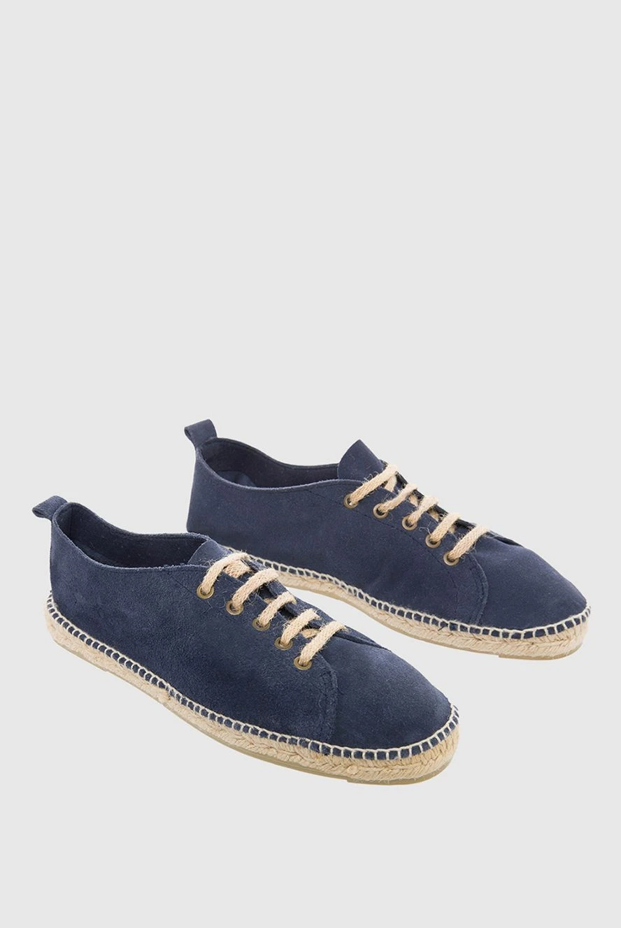 Manebi man espadrilles suede blue for men buy with prices and photos 131412