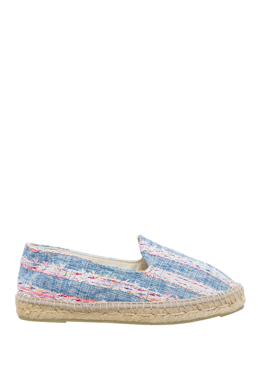 Manebi woman blue tweed espadrilles for women buy with prices and photos 131551