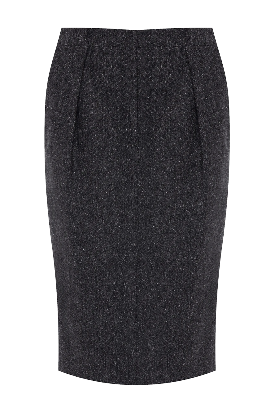 Brunello Cucinelli gray wool skirt for women 132634 - photo 1