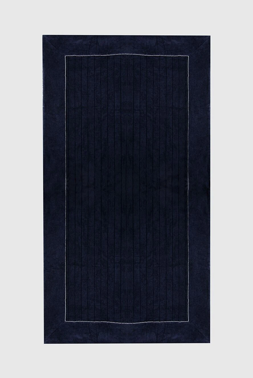 Corneliani мужские полотенце пляжное из хлопка синее мужское купить с ценами и фото 133950