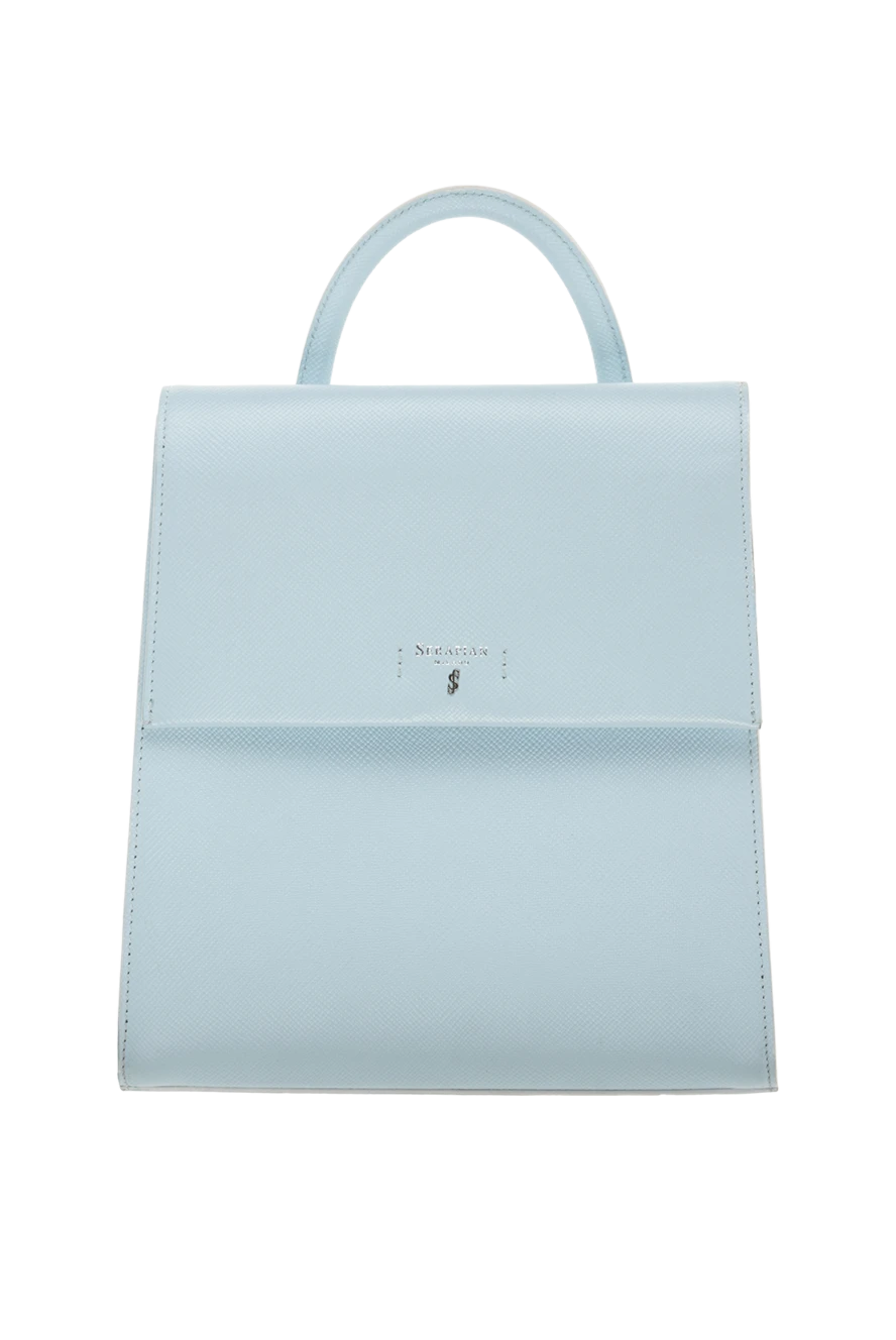 Serapian женские рюкзак из кожи голубой женский купить с ценами и фото 134422 - фото 1
