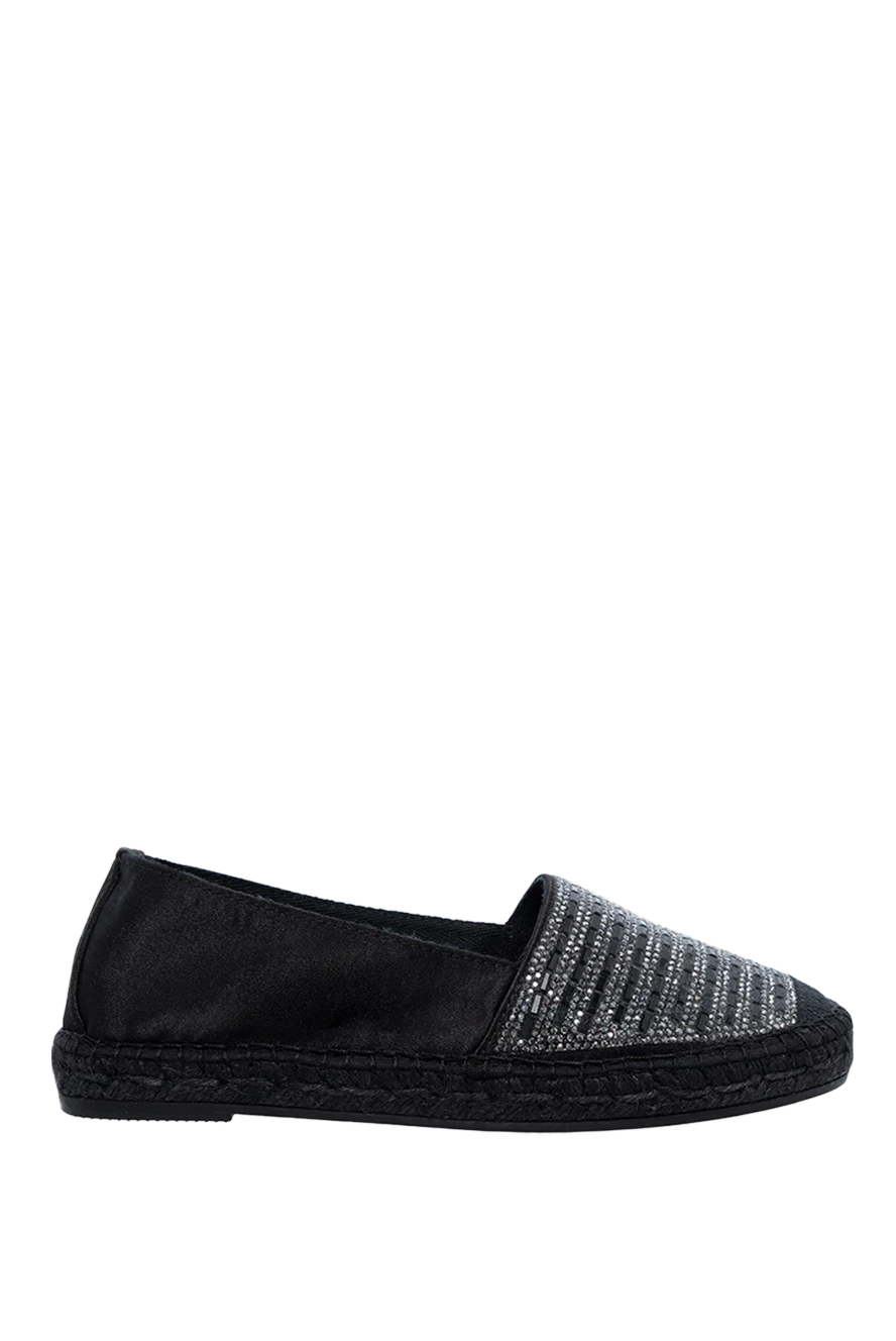 D`Acquasparta woman black leather espadrilles for women buy with prices and photos 135653 - photo 1