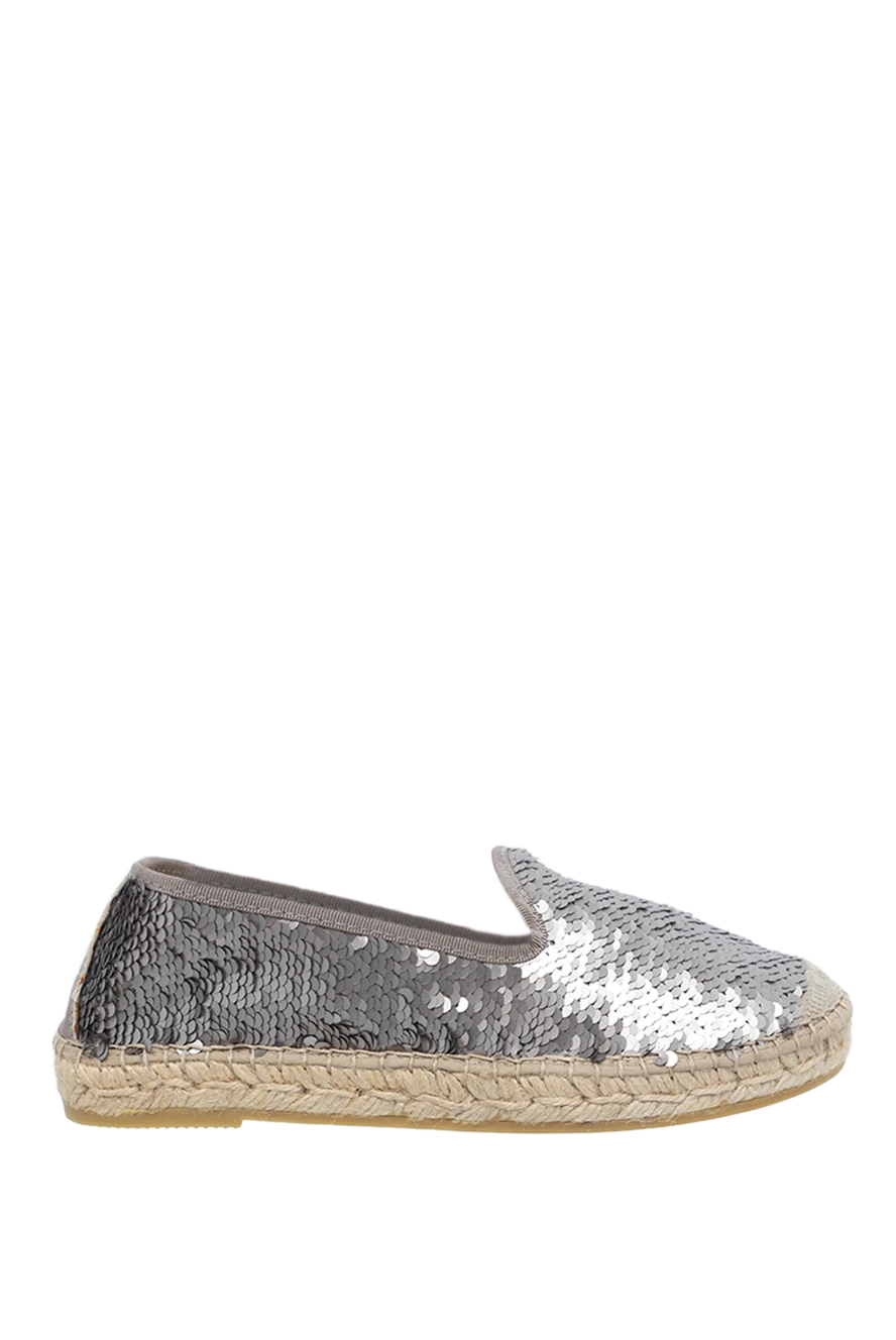 D`Acquasparta woman gray leather espadrilles for women buy with prices and photos 135657
