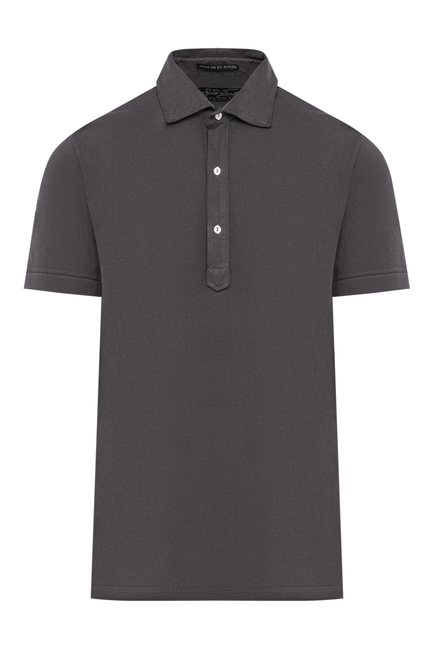 MC2 Saint Barth летнее мужское поло из мягкого трикотажа в светло-зелёной палитре 135779 - фото 1