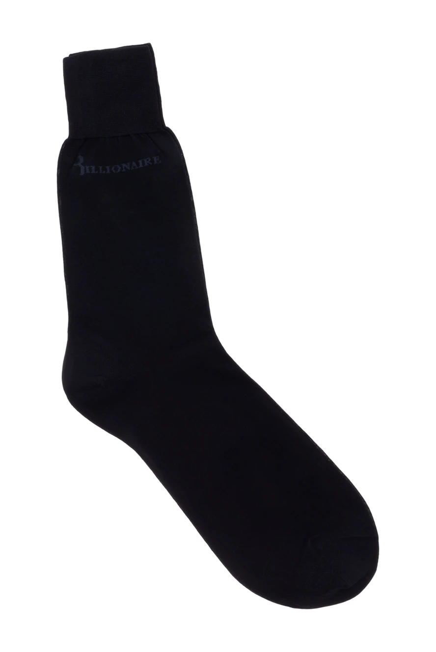 Billionaire man men's blue cotton socks buy with prices and photos 137114