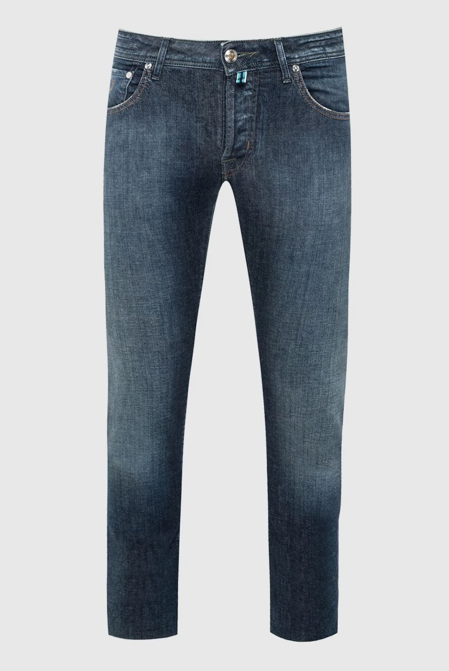 Jacob Cohen man blue cotton jeans for men buy with prices and photos 137298 - photo 1