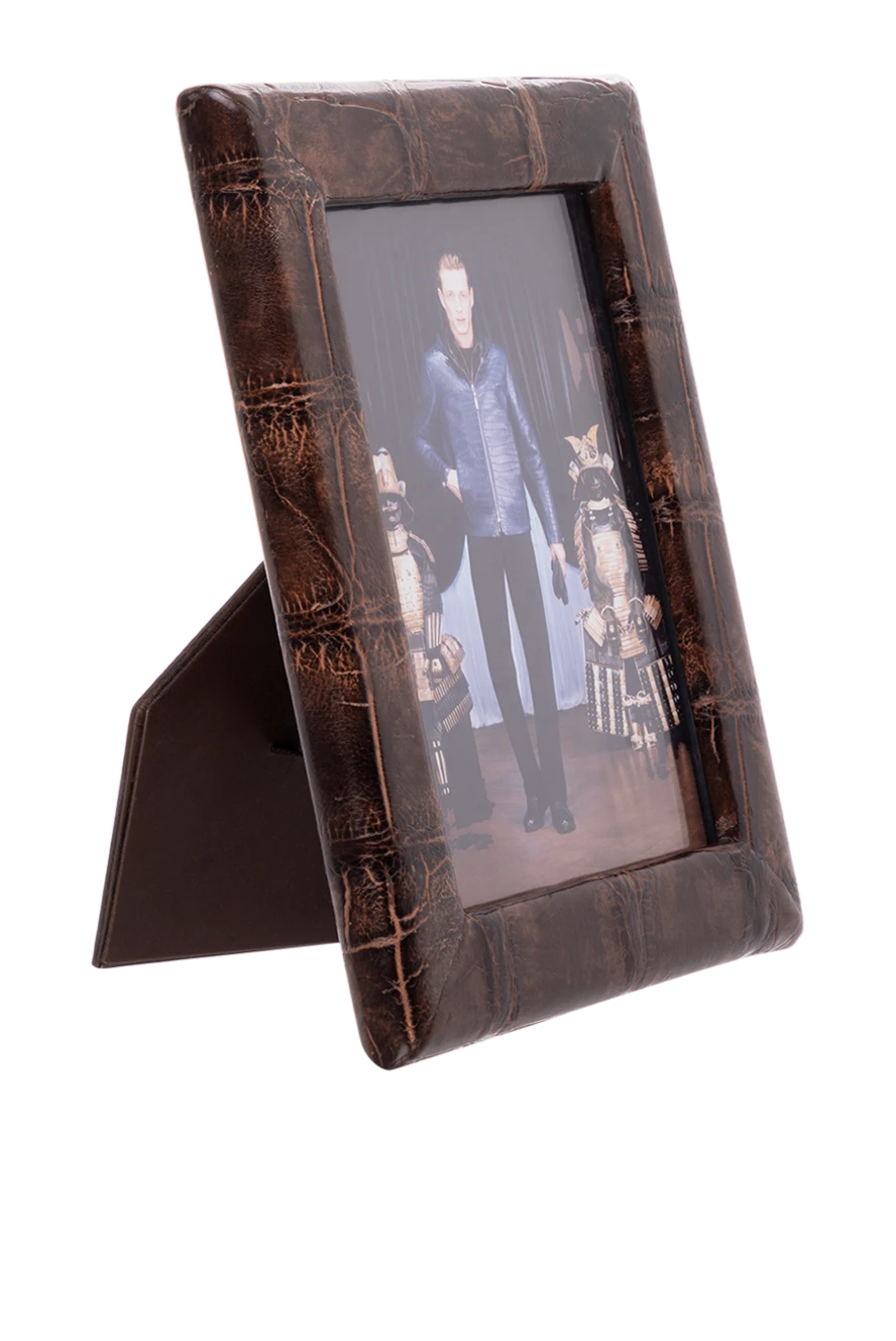 Tardini  рамка для фото зі шкіри алігатора коричнева купити фото з цінами 137362 - фото 2