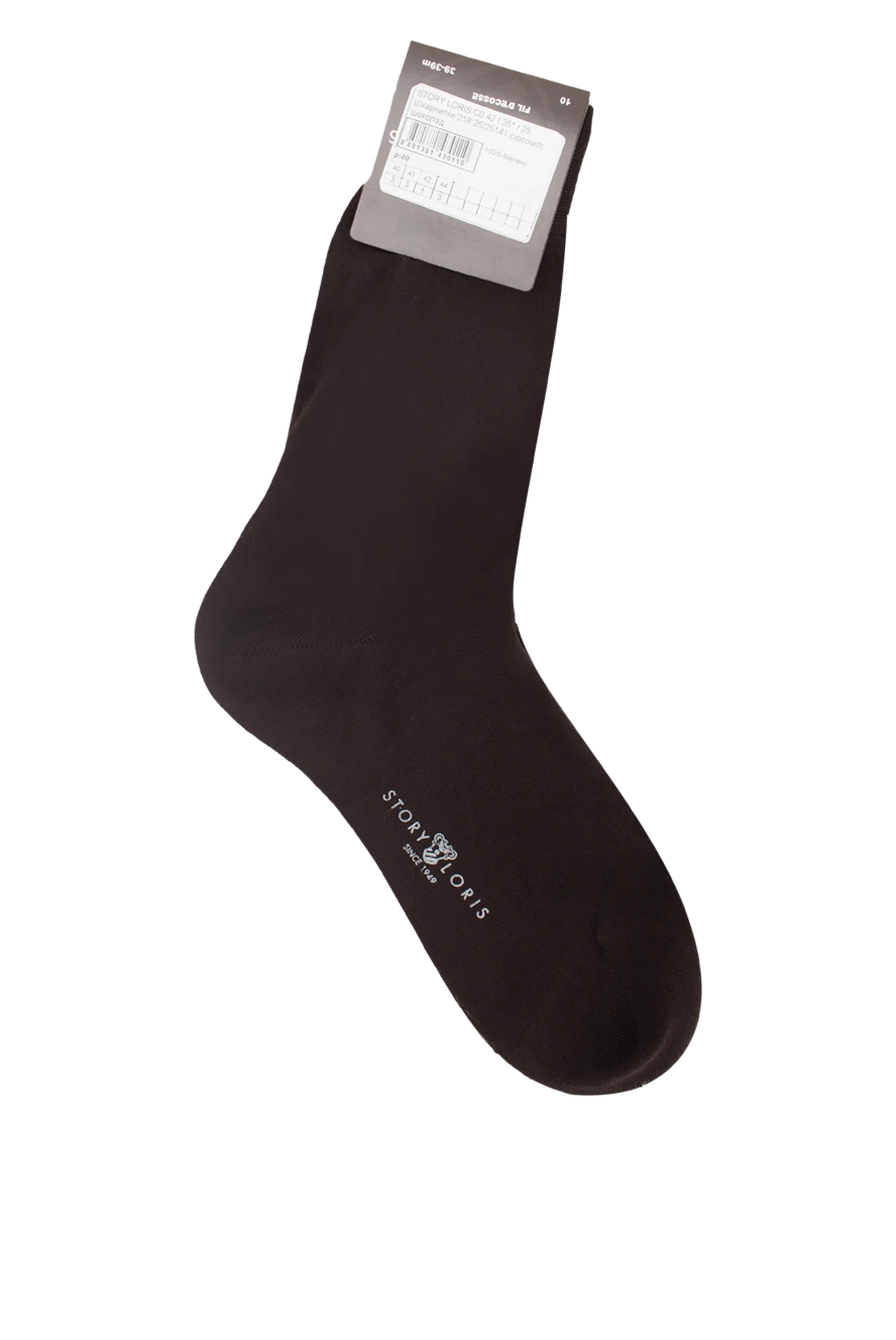 Story Loris чоловічі шкарпетки з бавовни коричневі чоловічі купити фото з цінами 138143