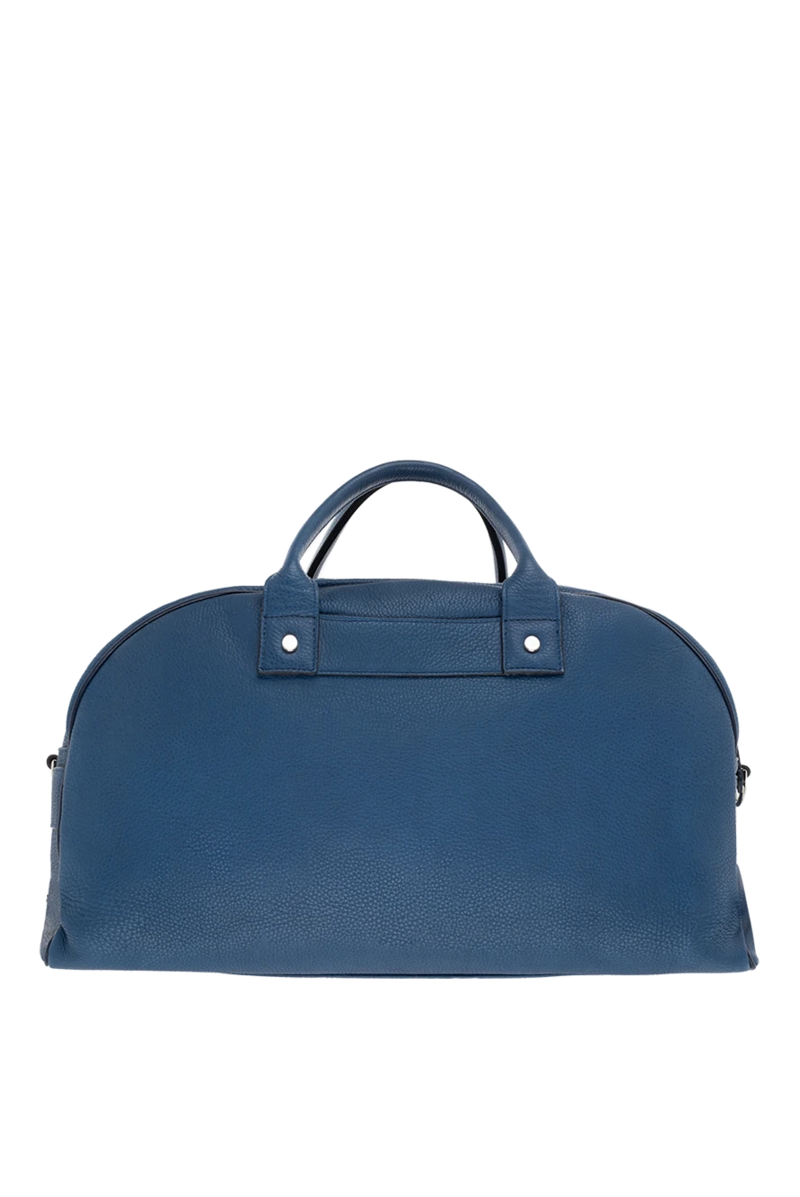 Doucal`s man blue leather travel bag for men buy with prices and photos 138228