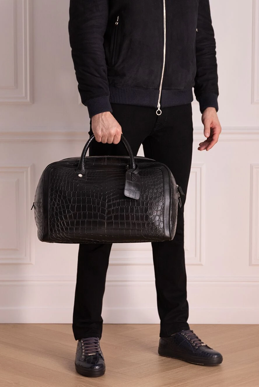 Billionaire мужские сумка дорожная из кожи черная мужская купить с ценами и фото 138698 - фото 2