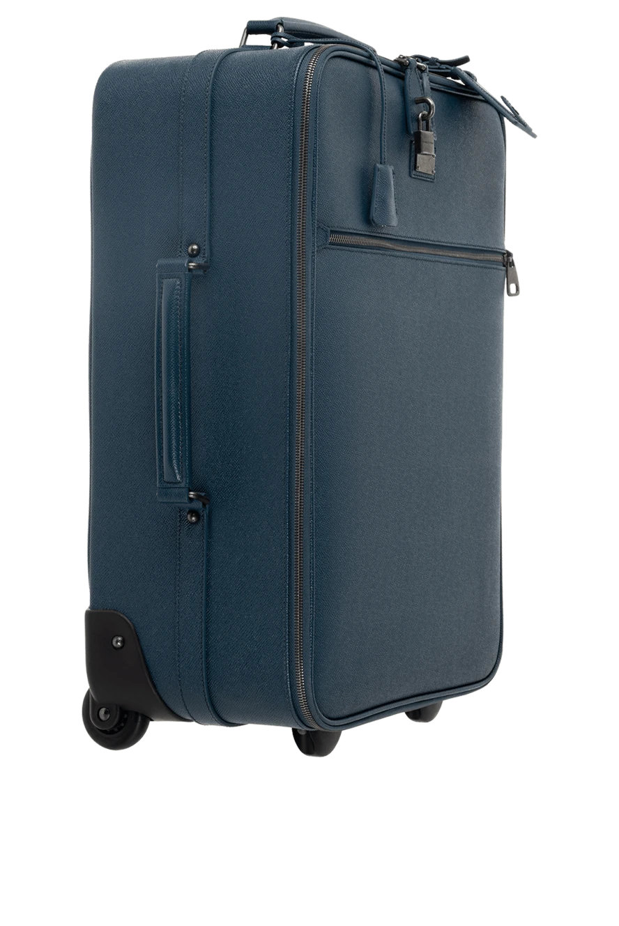 Dolce & Gabbana man blue leather suitcase for men buy with prices and photos 139597