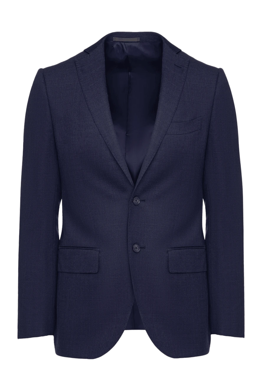 Lubiam man blue wool jacket for men 140584 - photo 1