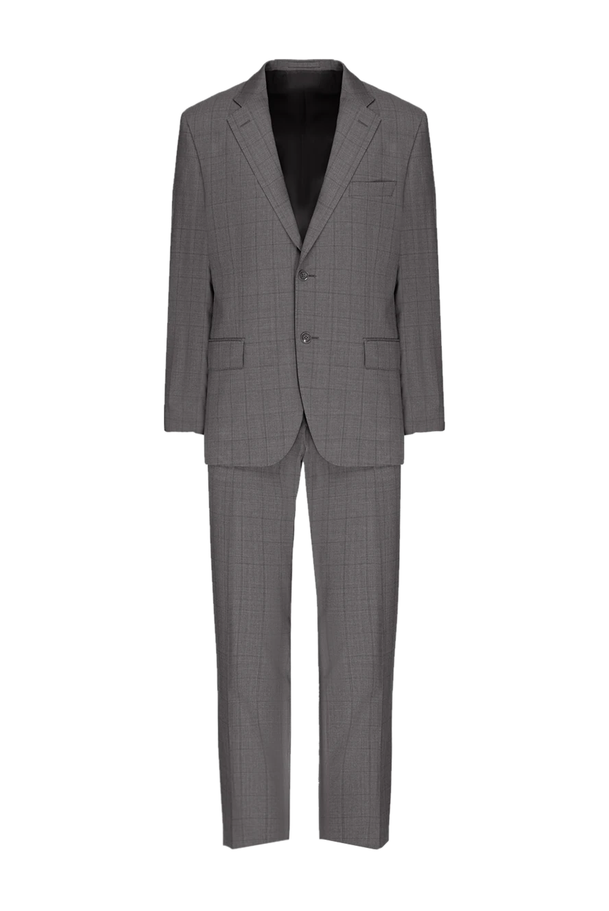 Lubiam man men's suit made of gray wool 140587 - photo 1