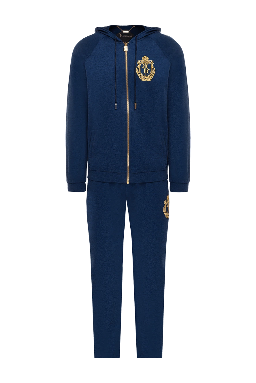 Billionaire мужские костюм спортивный мужской из хлопка синий купить с ценами и фото 140816