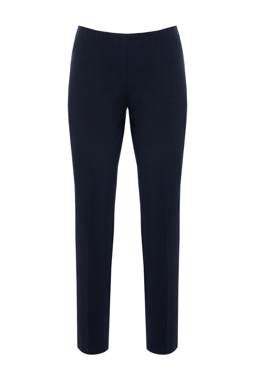 Brunello Cucinelli women's fitted cropped trousers blue 141292 - photo 1