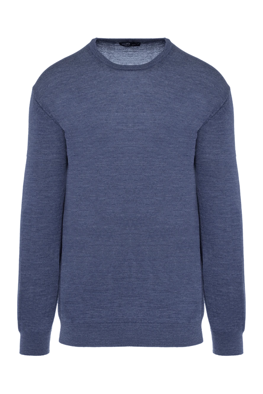 Wool jumper blue for men